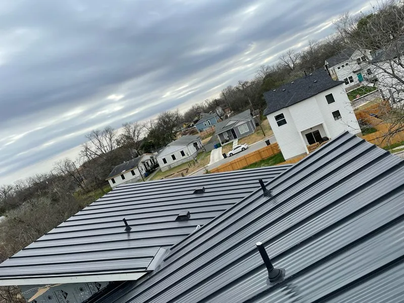 Standing seam metal roof panels with vents for Skylight Repair in Hopewell